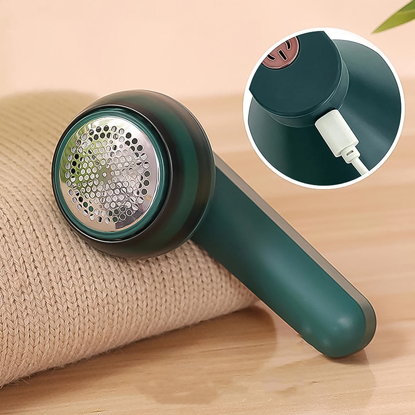 Portable Lint Remover With Usb Power Cable (1 Pc)