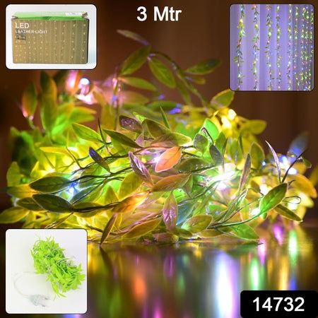 Decorative Led Leaf String Light Approx 3 Mtr (1 Pc)